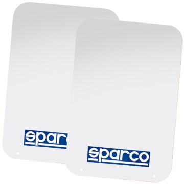 Mud Flaps Universal (2 per pack) - White/Transparant