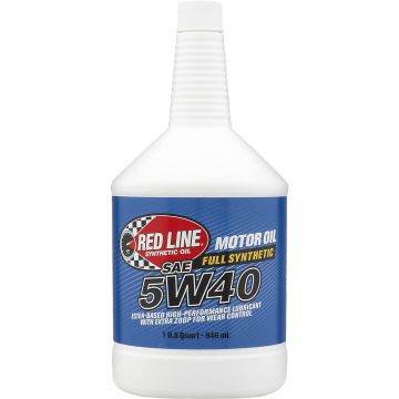 red line 5w40 engine oil 946ml red15409