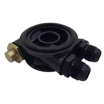 2 Port Thermostatic Sandwich Plate - AN10 Oil Fittings