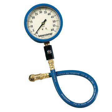 Tyre Pressure Ultra Deluxe Gauge 4 inch Glow in the Dark 0-60psi