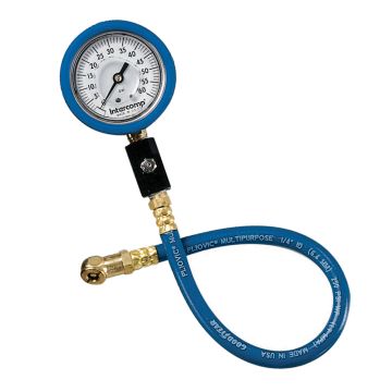 Tyre Pressure Gauge 2.5 inch glow in the dark display 0-60psi