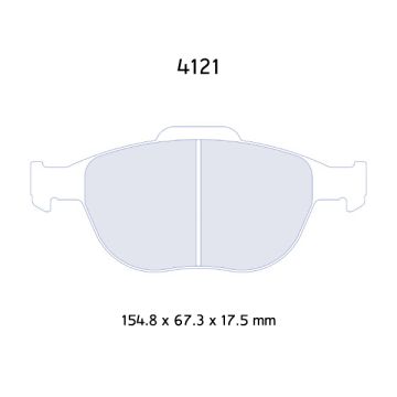 4121 Brake Pads
