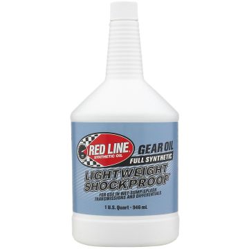 red line lightweight shockproof gear oil 946ml red58409