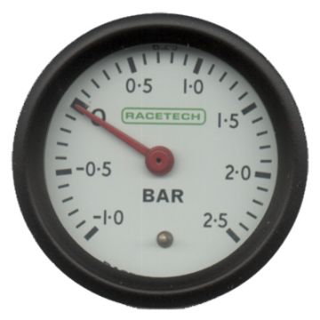 Boost Gauge - White