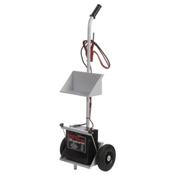 Battery Trolley with tray - Powder Coated