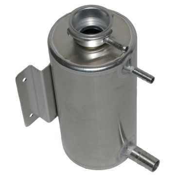 Round 1.5Ltr Header Tank - Silver