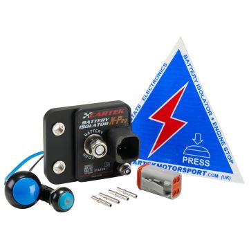 Battery Isolator X-Pro Kit (Blue Ext. Button)