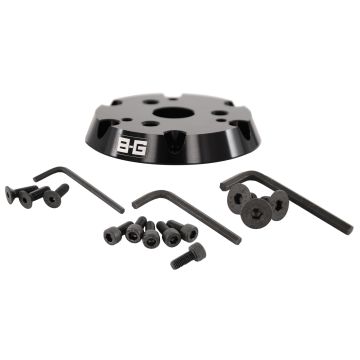b g racing steering wheel adapter 6x70 to 3x50 8 pcd bg4912