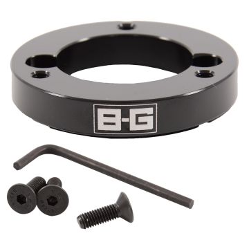b g racing eccentric steering wheel spacer 15mm thick 10mm offset 3 hole bgr730