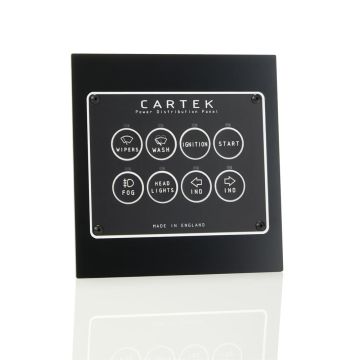 cartek power distribution panel 8 channel retro edition carck pdp 08 r