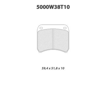 5000W38T10 Brake Pads