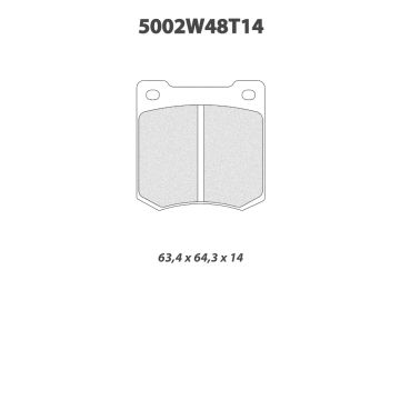 5002W48T14 Brake Pads