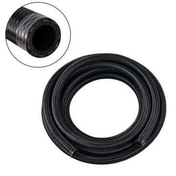 CPE Rubber Stainless Steel Braided Hose with Black Nylon outer Braid