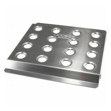 Aluminum Flat Drivers Footrest - Silver