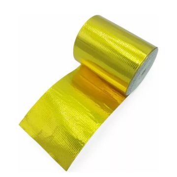 Gold Reflective Tape - 50mm x 10m Roll