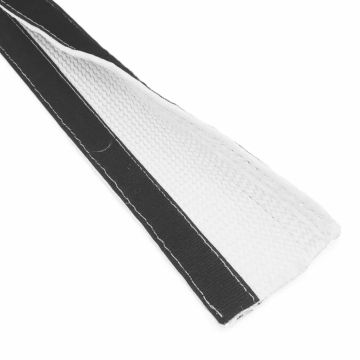 Heat Shield Black Silicone Coated Sleeve with Velcro 