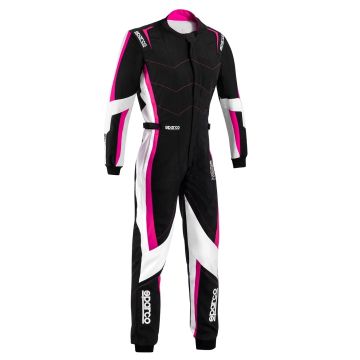 Kerb Advanced LADY Kart Suit - Black/Fuchsia
