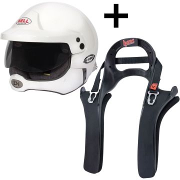 Mag-10 Pro Rally Helmet & 20 Degree HANS