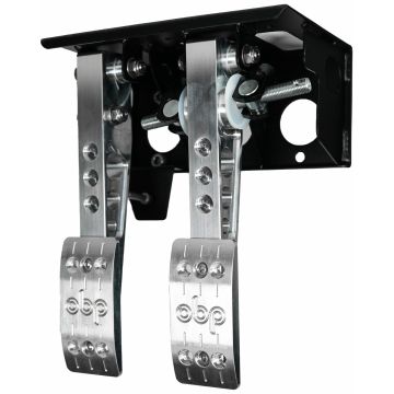 Pro-Race V2 Brake & Clutch - Top Mounted - Forward Facing Cylinders - Silver