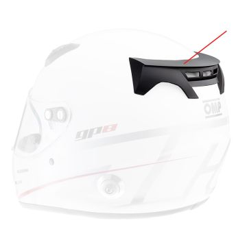 omp racing rear spoiler for gp8 kj8 helmets ompsc172_c