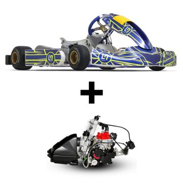 LN Kart Four Kart Chassis & Senior MAX EVO Engine