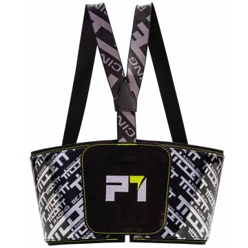 P1 Kart Rib Protector - Black/Silver