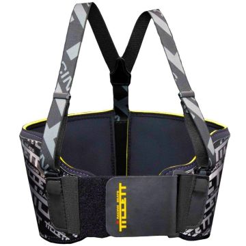 P1 Ladies Kart Rib Protector - Black/Silver
