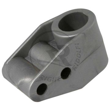 Steering Column Support D.3/4 inch Double hole 8mm Silver