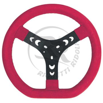 righetti ridolfi suede steering wheel red colour 320mm senior rigk108c r