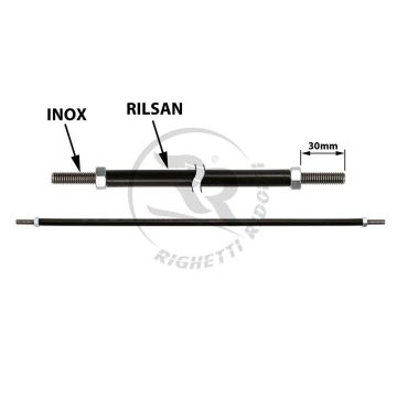 Brake Tie Rod M6x430mm Steel