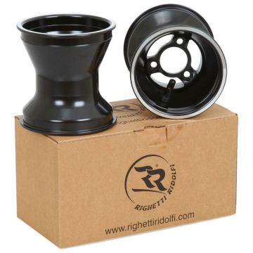 Aluminium Black Rear Wheel set - 5in. x 140mm (Cadet/Bambino)