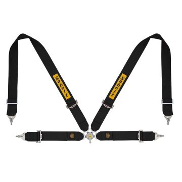 Steel Series Saloon 4 Point Harness - Black
