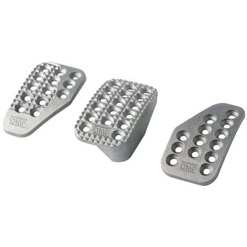 SET 3 PEDALS IN SAND-BLASTED ALU