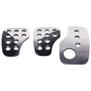 SET 3 RACING PEDALS LIGHT GRAY