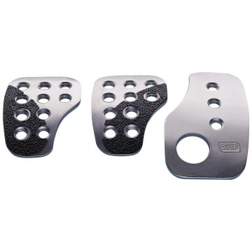 SET 3 RACING PEDALS SILVER