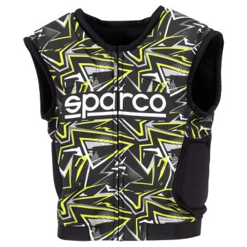 SJ Pro K-3 Rib Protector - Black/Flou. Yellow