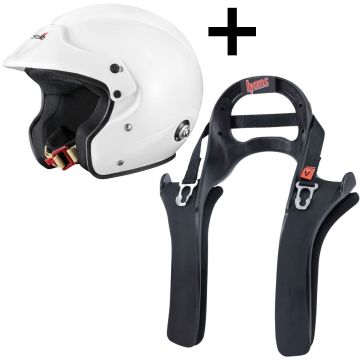 Sport Jet Helmet & 20 Degree HANS
