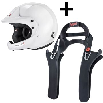 WRC Venti4 Helmet & 20 Degree HANS