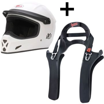 X-1 Helmet & 20 Degree HANS